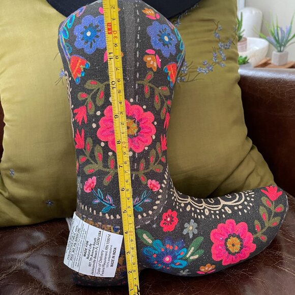 Boho Boot-Shaped Pillow-NEW - Picture 9 of 14